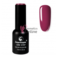 Oja semipermanenta FSM, ONE STEP Color UV/LED 10ml Cod 332 Boysenberry